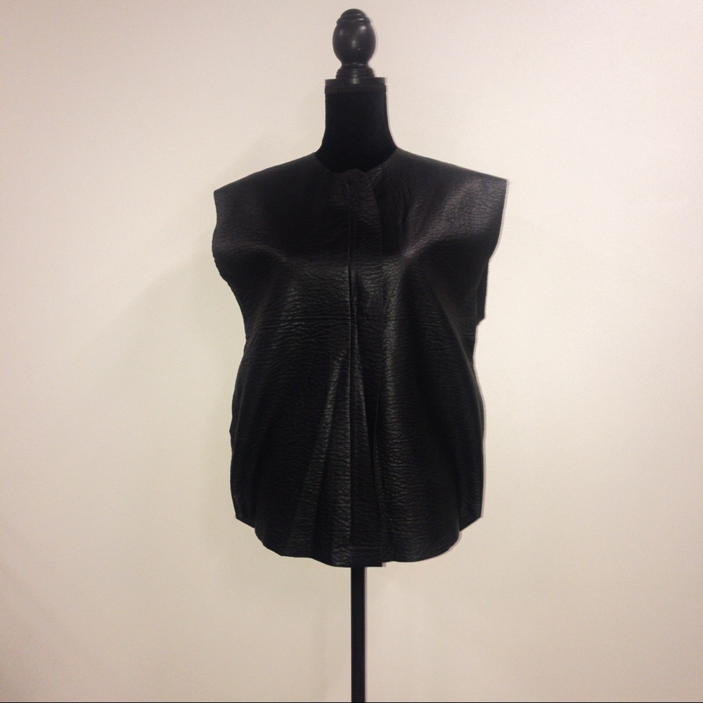 Oak+Fort Vegan Leather Vest